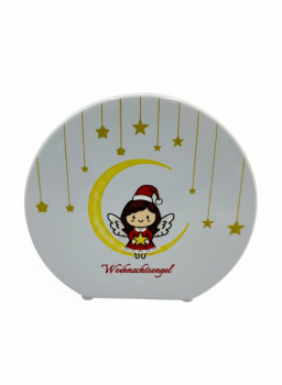 Schutzengel Spardose "Weihnachtsengel", Keramik